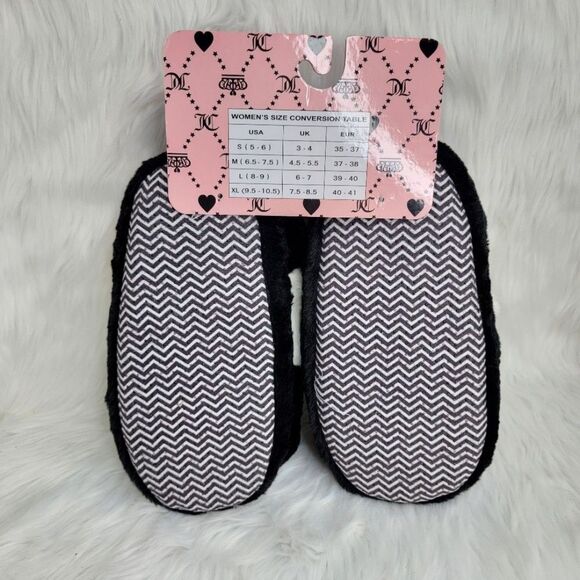 Juicy Couture Faux Fur Sneaker Slippers. - Picture 4 of 4